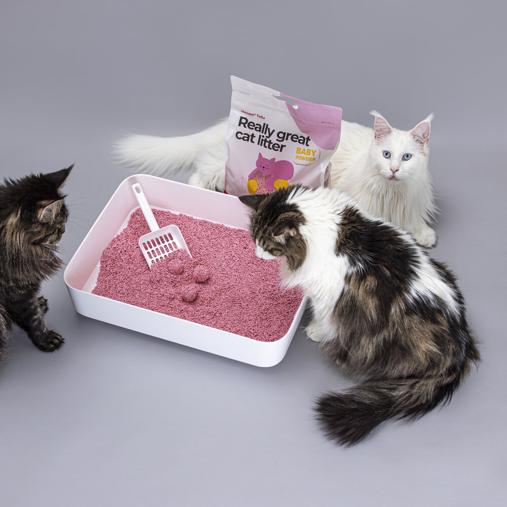 Tofu Baby powder Cat Litter 7L-6
