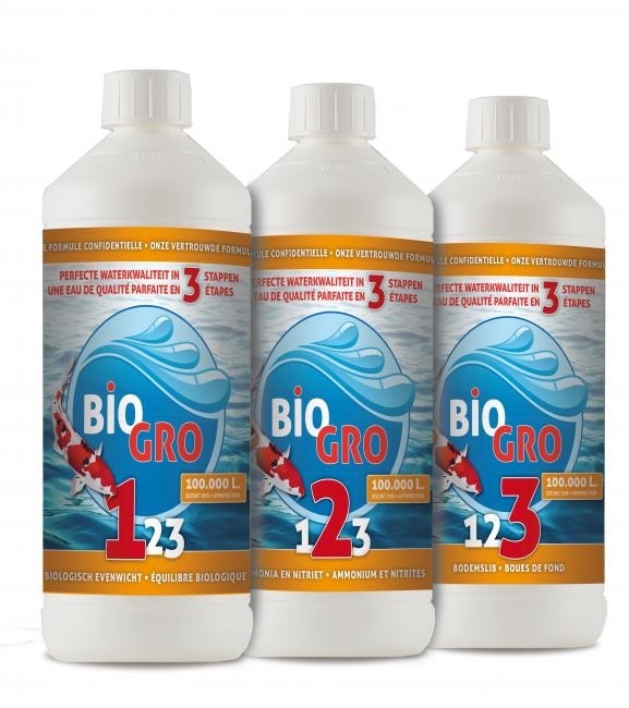 BIOGRO 123 PAKKET - 100.000L - 3x1 Liter