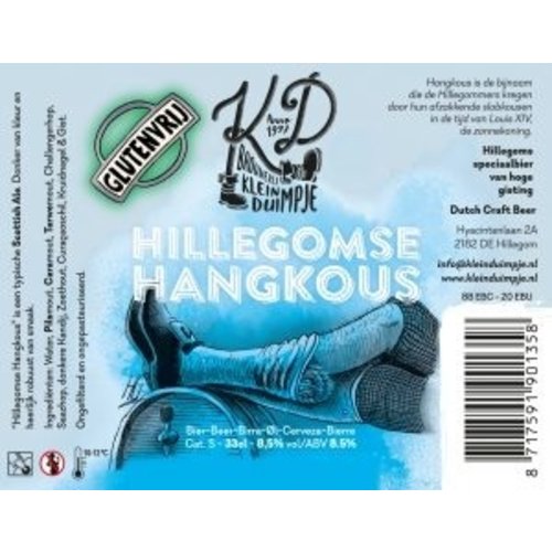 Brouwerij Klein Duimpje Hillegomse Hangkous 8,5% 33cl