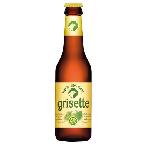 Grisette Blond Bier 5,5% 25cl  Biologisch - Glutenvrij