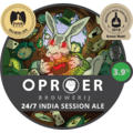 Oproer 24/7 India Session Ale 3,9% 33cl - Glutenvrij