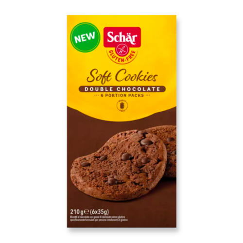 Schär Soft Cookies Double Chocolate 6 Stuks - Glutenvrij