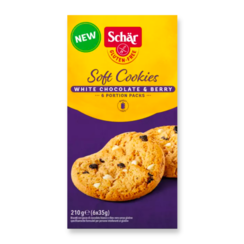 Soft Cookies White Chocolate and Berry 6 Stuks - Glutenvrij