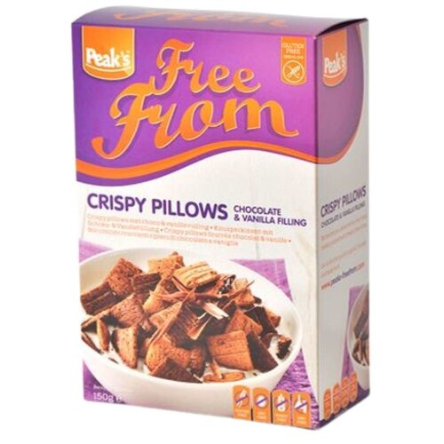Peak's Free From Crispy Pillows met Choco- en Vanillevulling 150 gram