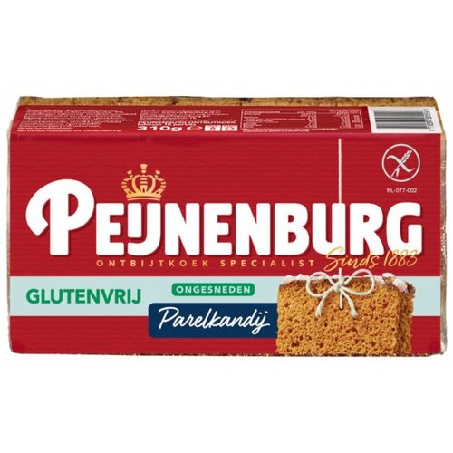 Peijnenburg Parelkandij Ontbijtkoek Glutenvrij 310 gram