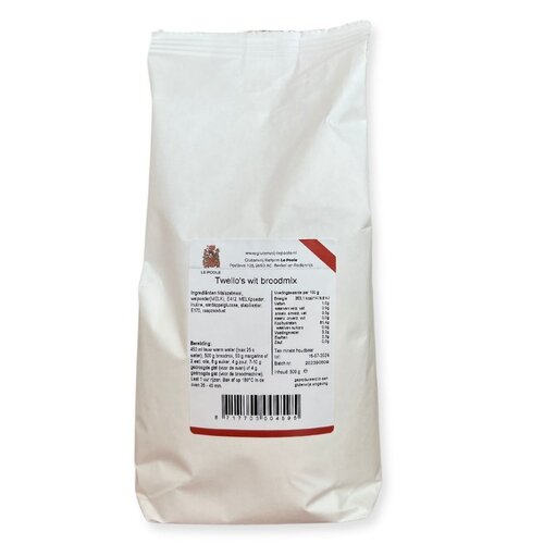 Le Poole Twello's Wit Broodmix 500g - Glutenvrij (THT 1-11-2025)