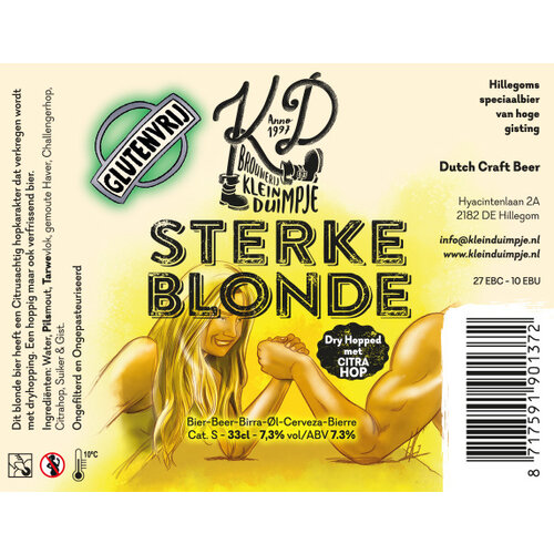 Brouwerij Klein Duimpje Sterke Blonde 7,3% 33cl