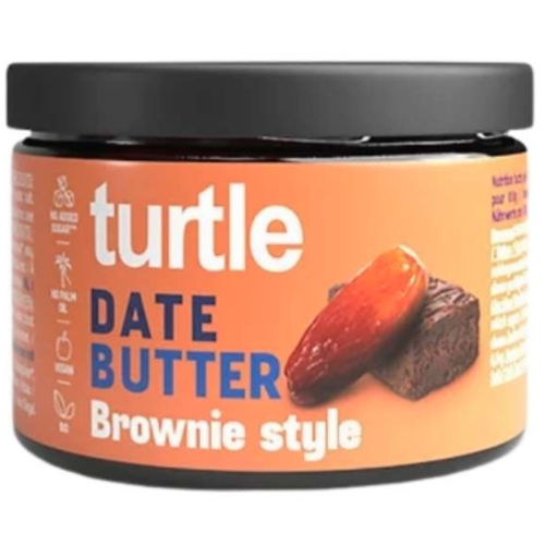 Turtle Dadelpasta Brownie style Biologisch 200 gram