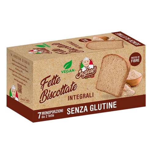 Inglese Gluten Free Volkoren Beschuit 200 gram