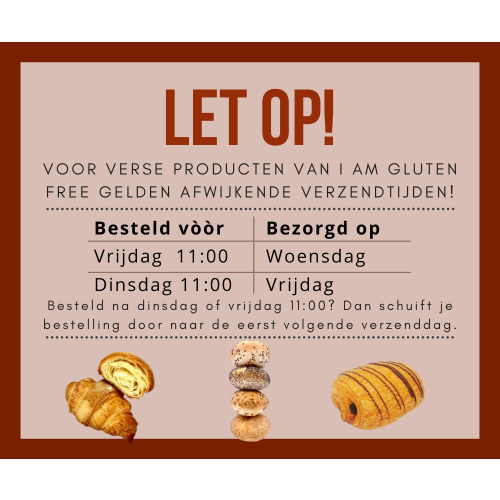 I am Gluten Free Verse Roomboter Croissant- Glutenvrij