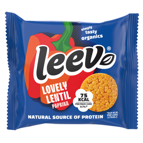 Leev Paprika Lentil Wafels Multipack Biologisch - Glutenvrij