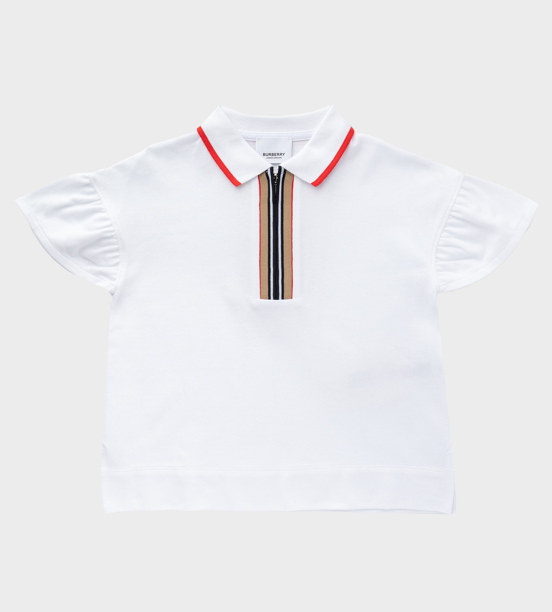 Burberry Polo 8047677 White - Azzurro Kids | Kids fashion