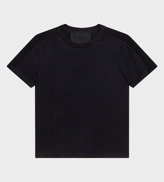All-over Print T-shirt Black