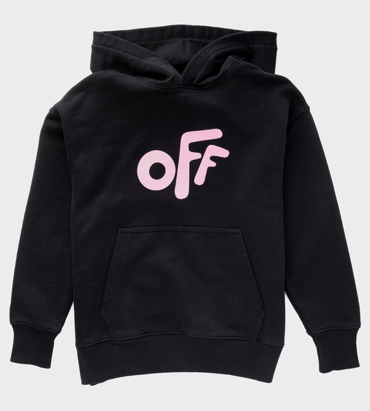 "Off" Logo hoodie Black