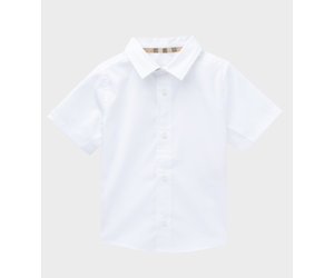 Burberry Shirt 8054068 White - Azzurro Kids | Kids fashion