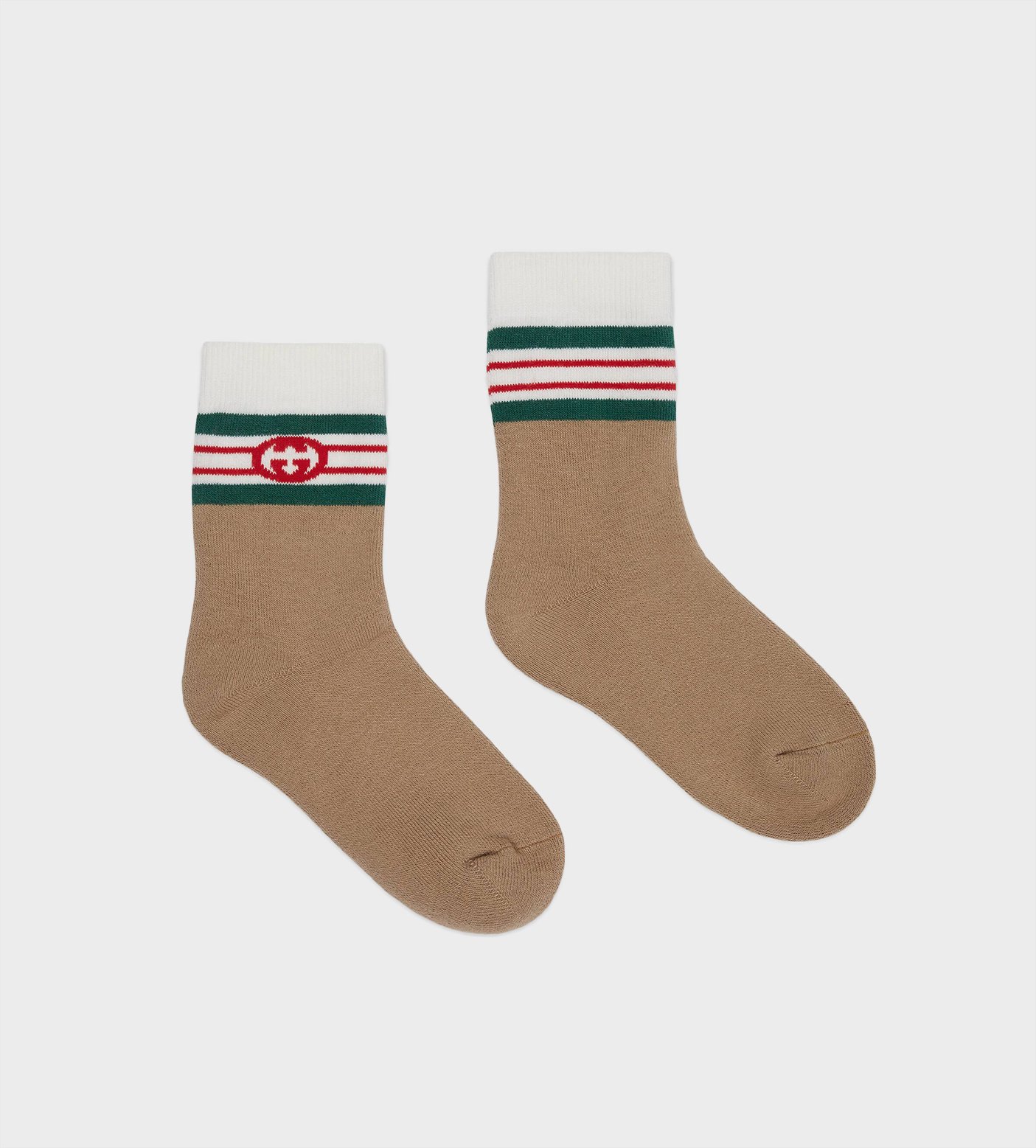 GUCCI Socks 701201 4K045 Camel - Azzurro Kids | Kids fashion