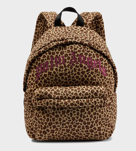Leopard-Printed Backpack