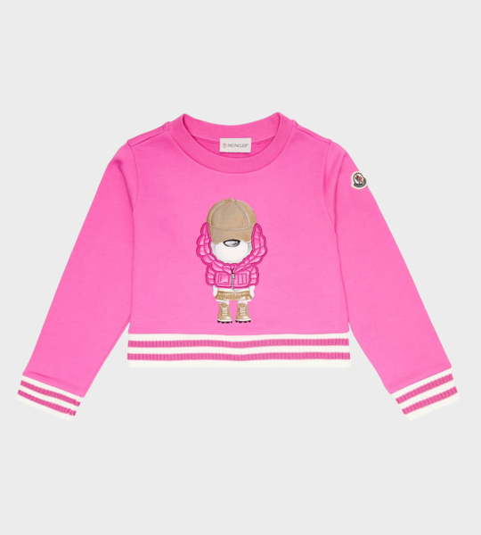 Embroidered Sweatshirt Pink