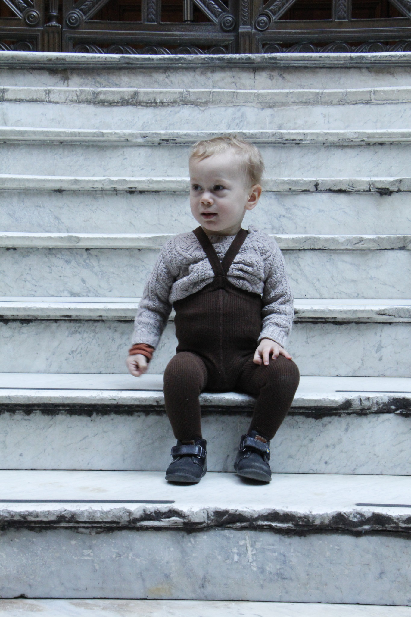 Silly Silas Tights - Chocolate Brown 