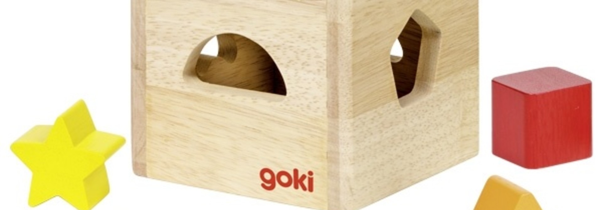 Houten sorteerdoos Regenboog