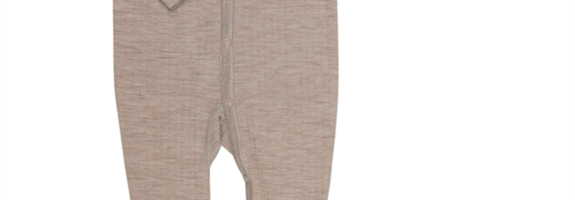 Jumpsuit - Merino wol - Sesame melange