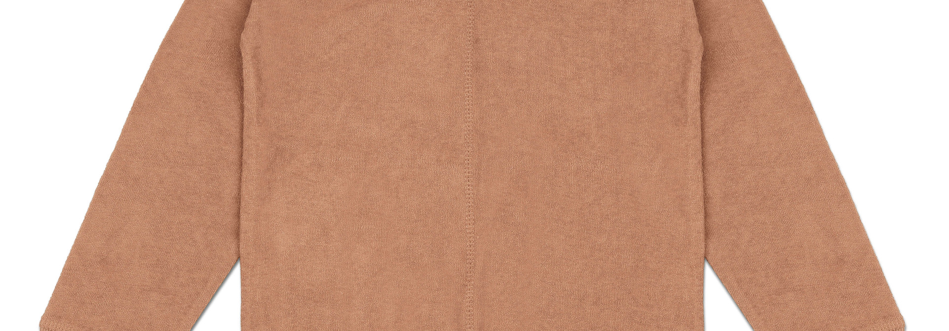 Frotté sweater - warm biscuit