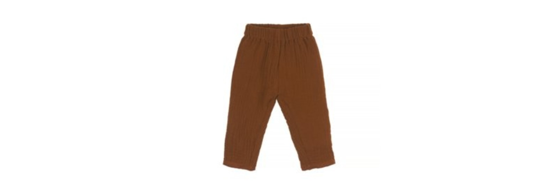 Baby mousseline pants - caramel