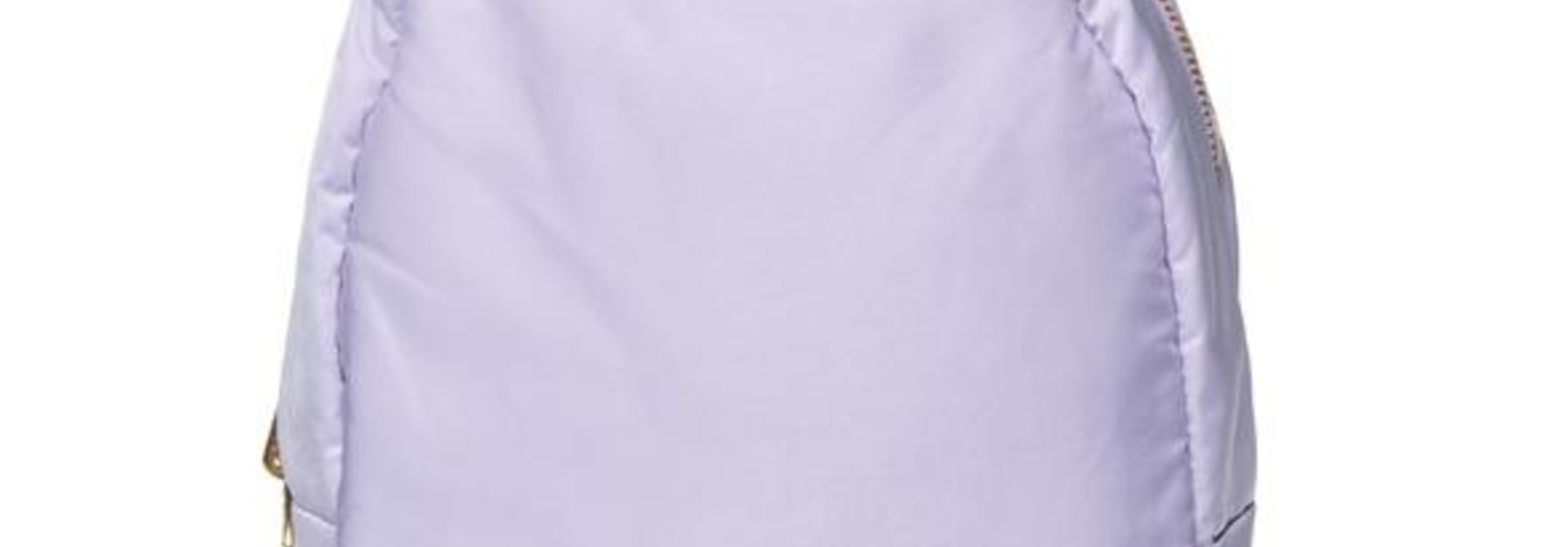 Lilac puffy backpack
