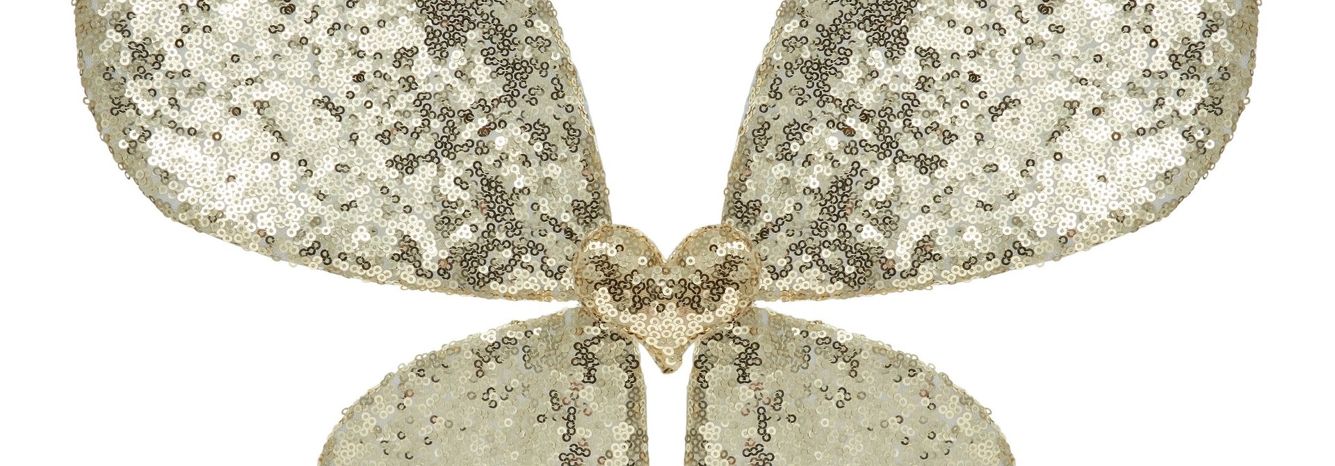 Wings - Sparkle Sequin Gold