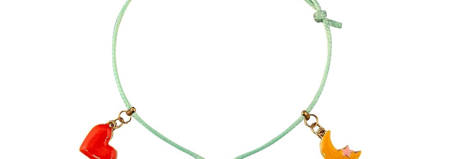 Bedelarmbandje - Heart, Star & Moon