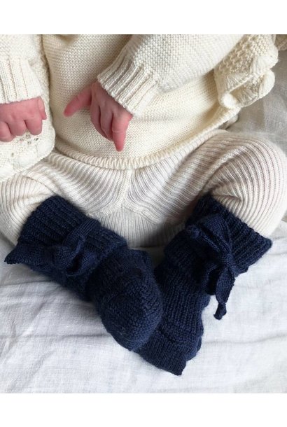 Woolen newborn socks