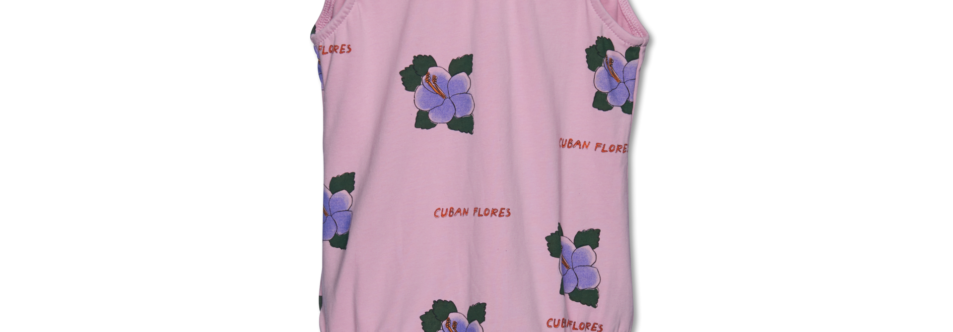 One Piece Swimsuit - lavender flores