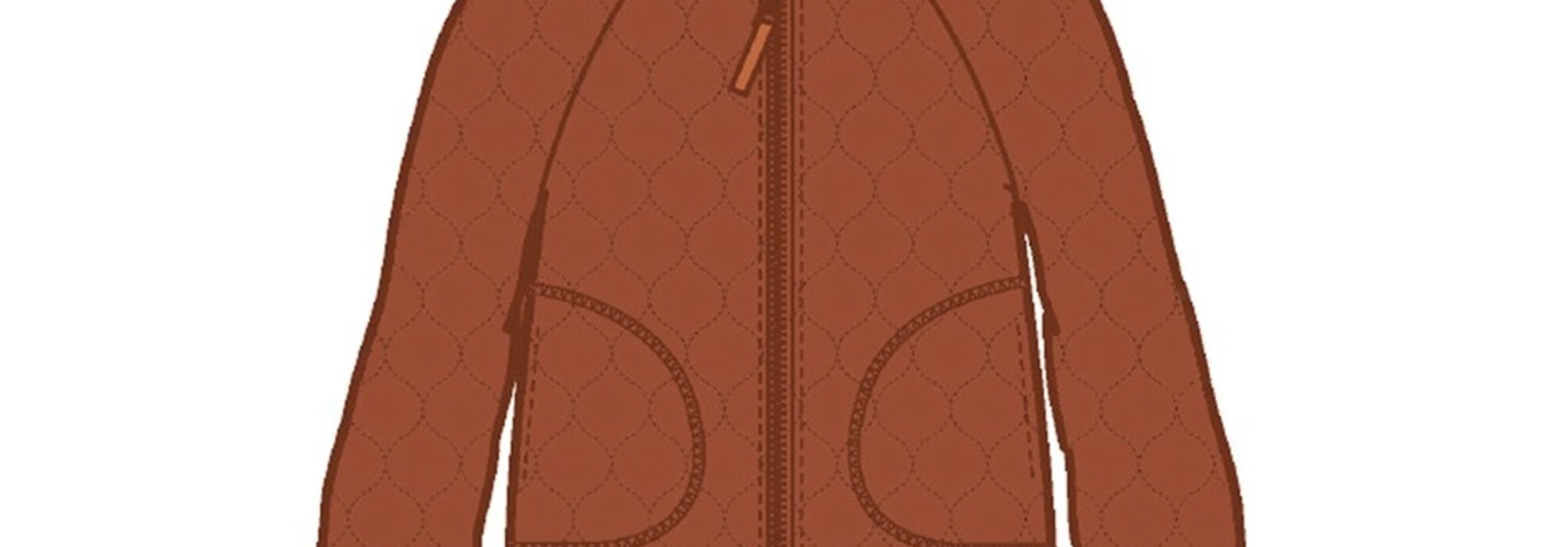 Quilt Jacket Solid - Bran