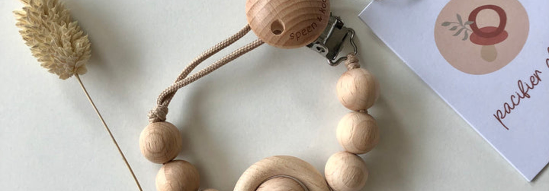 Speenketting All wood Elle