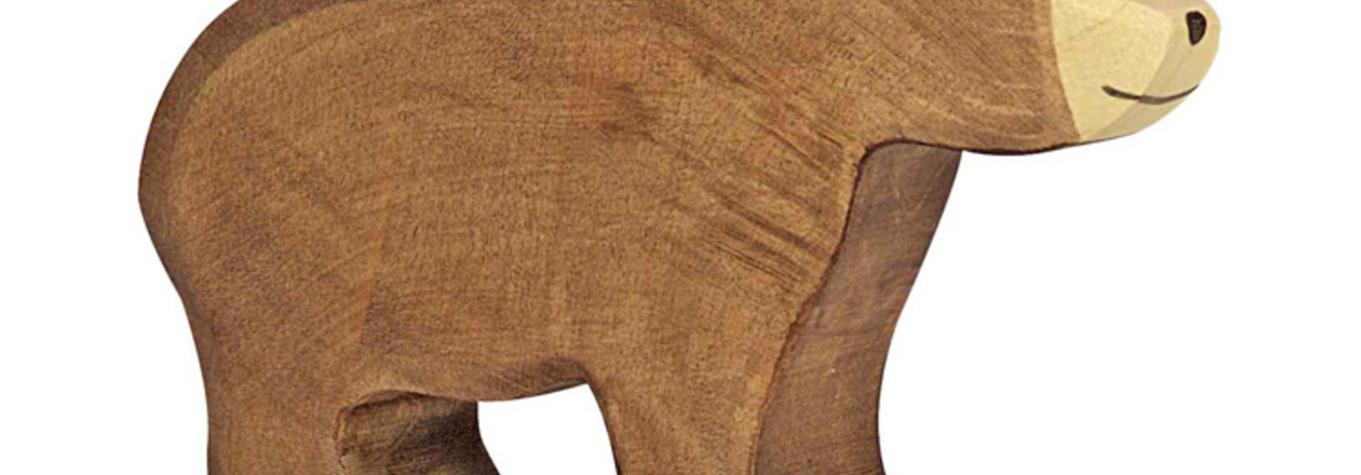 Houten Bruine Beer