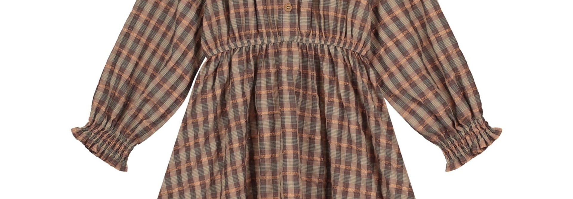 Pennie dress fancy glitter check