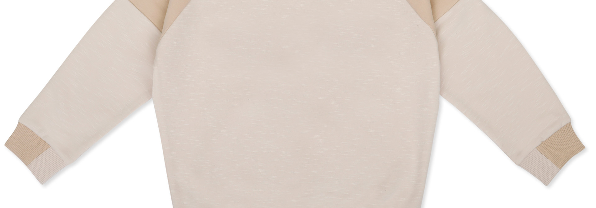 Two-tone sweater - chalk