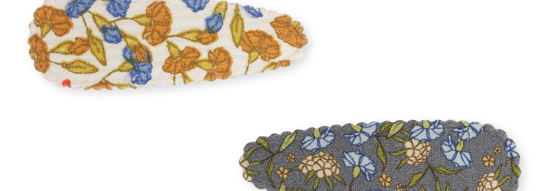 4 PACK FABRIC HAIR CLIPS