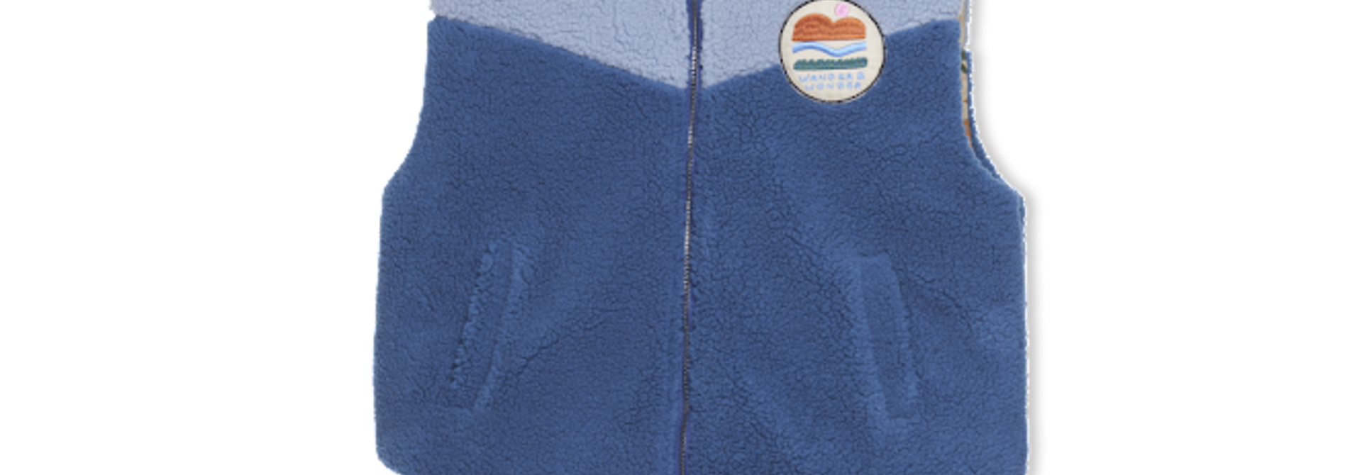Reversible Fleece Vest - river