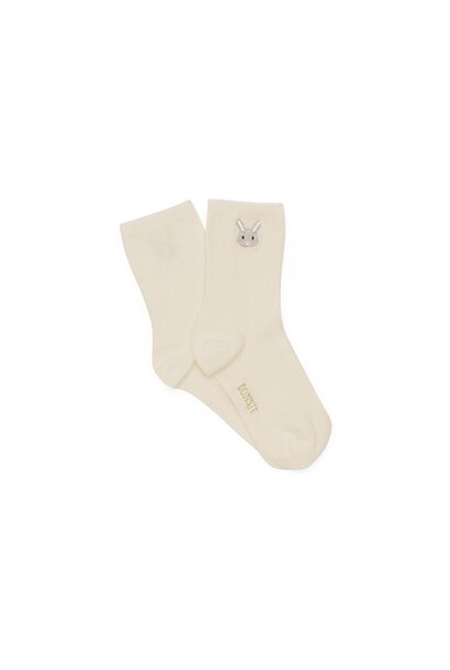 Bell Socks | Bunny - Warm White