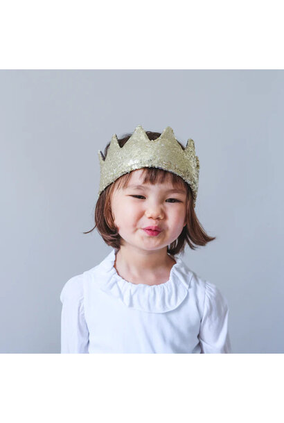 Sequin Crown-Gold