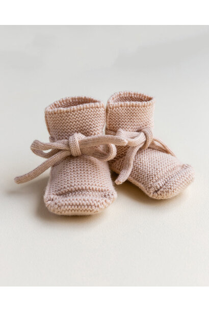 Copy of Booties - The Original Size - 0-9 months - Terracotta