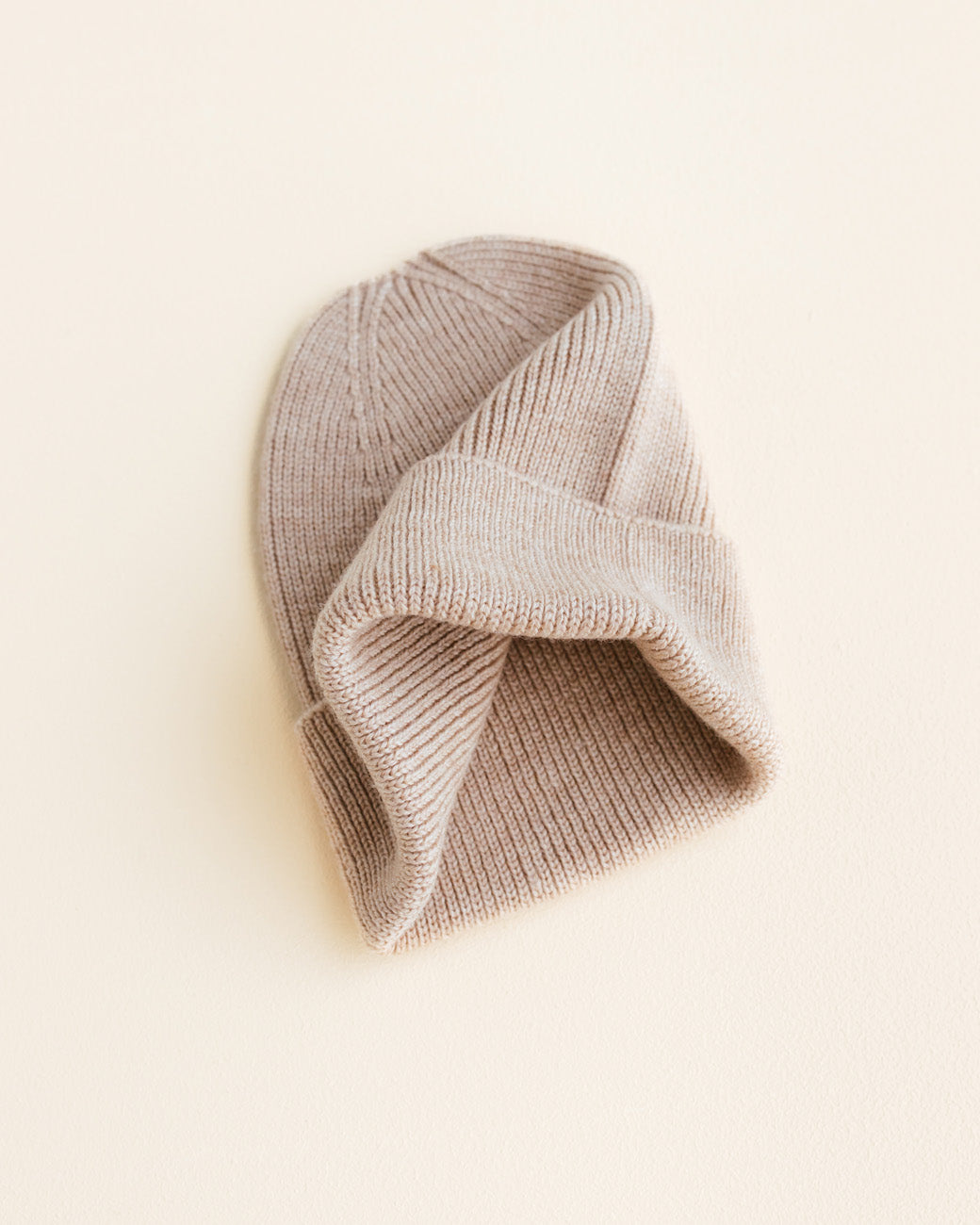 Beanie Fonzie Newborn - Sand (0-6m)-2