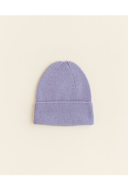 Beanie Fonzie Newborn - Lilac ( 0-6m)