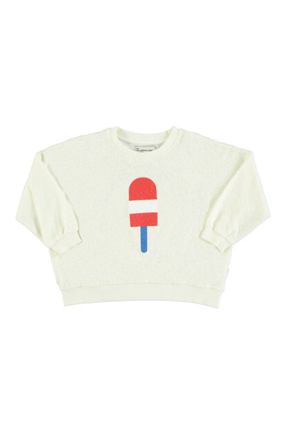 Sweatshirt - Ecru W/ Ice Cream Print