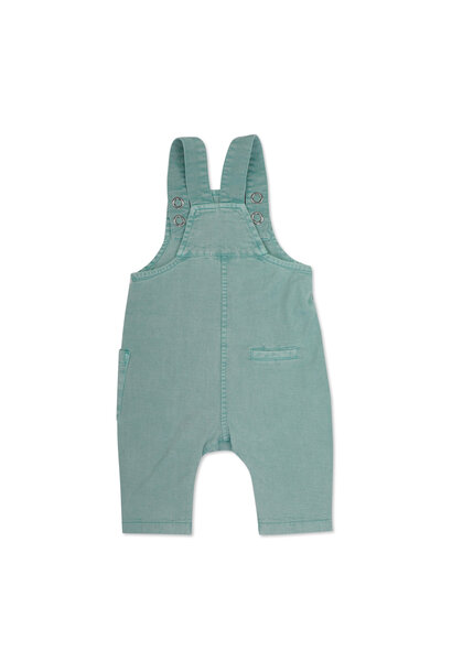 Twill Baby Dungarees - Sea Foam