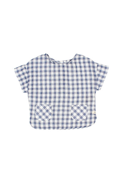 Bb Gingham Shirt - Blue Stone