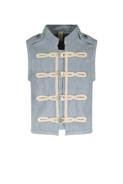 Ivy The New Chapter Denim Gilet - Classic Stripe