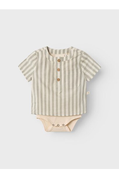 NBMDINO SS Loose Body Shirt Lil - Turtledove