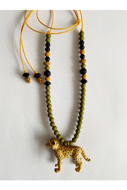 Lev Leopard Necklace